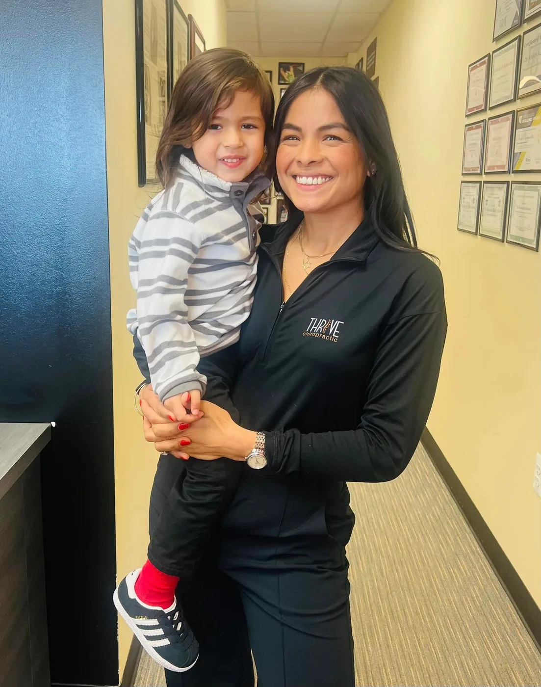 Ana and Wolfe, part of the Thrive family